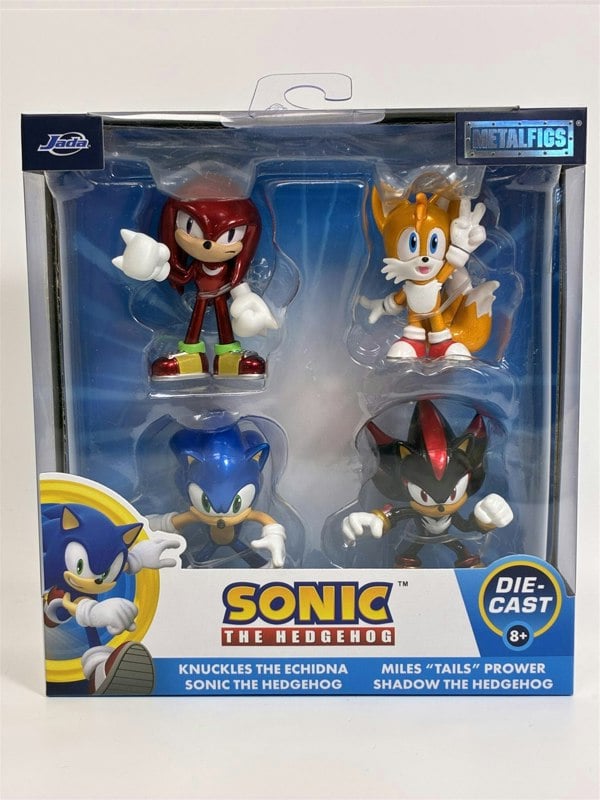 MCSlots Sonic The Hedgehog 4 Figure Set 2.5 Inches Jada 35605