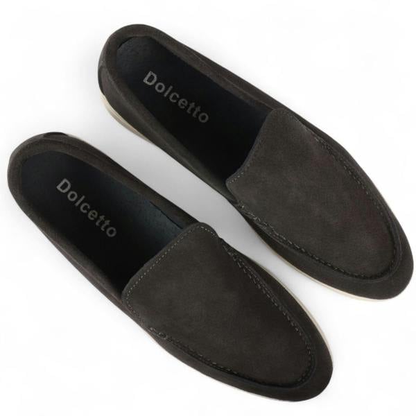 Dolcetto Men’s Durable Slip-On Loafers with Cushioned Insole