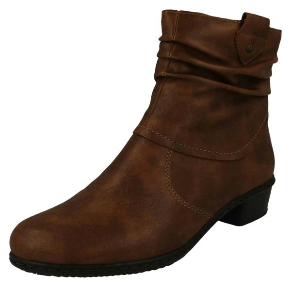 Rieker Ladies Rieker Fleece Lined Ankle Boots Y0771/24