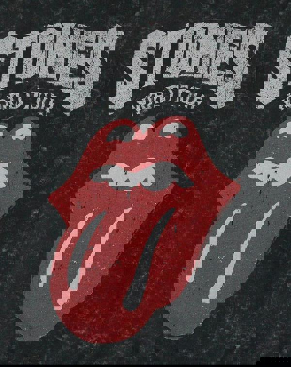 Amplified Clothing Womens Grey Rolling Stones Sweatshirt