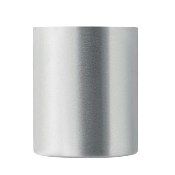 MidOcean Taniss Double Wall 300ml Mug - Matt Silver - 