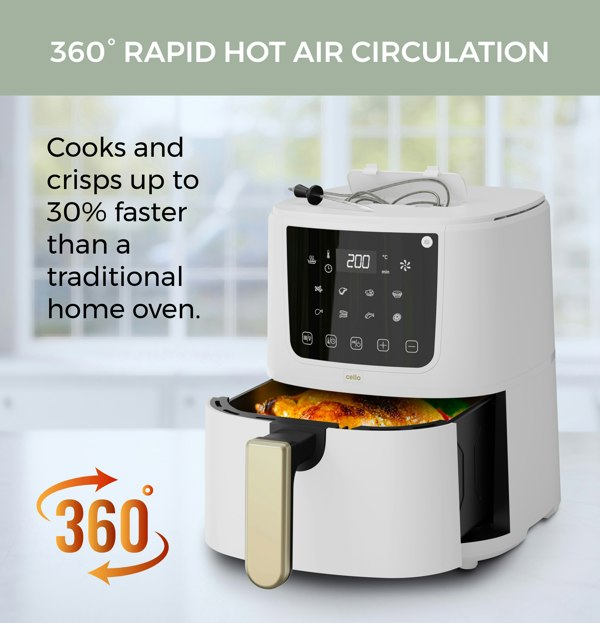 Cello Perfect Temperature Airfryer White