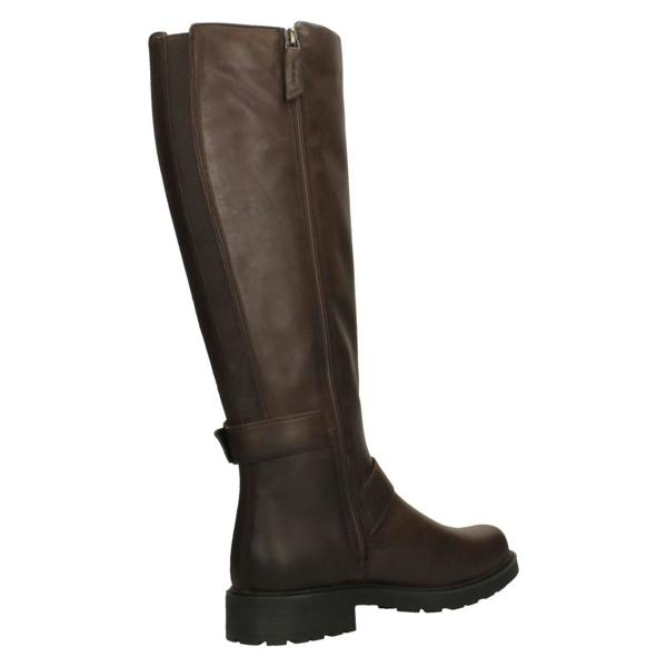 Clarks Ladies Clarks Buckle Detail Knee High Boots Orinoco2 Tall