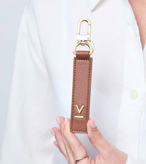 Votch Raya Vegan Bio-Based Bamboo Key ring in brown