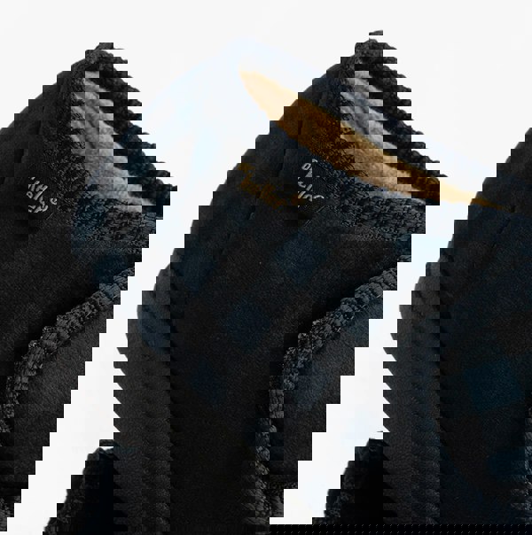 Dr Keller DARREN VELC Mens Slippers Navy