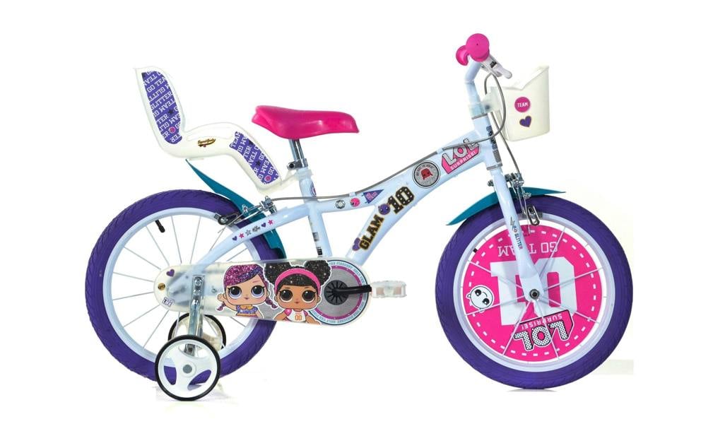 Dino Bikes Dino LOL Surprise 14in Bike - White