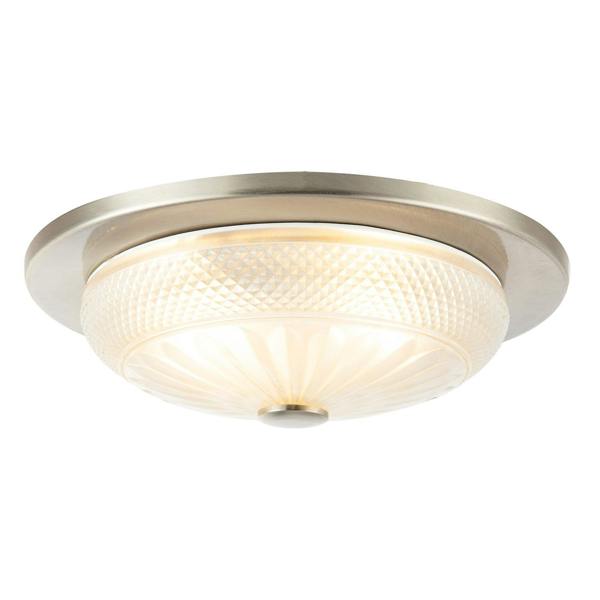 Modern Bathroom Ceiling Light Fitting with Frosted White Moulded Glass Image 4