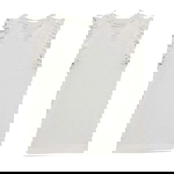 Mini Cuddles Baby Girls Floral Embroidered Dungaree Set, Mint Green