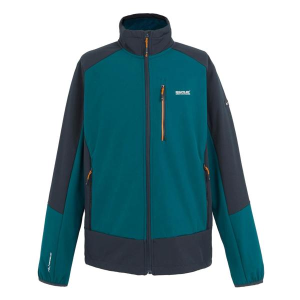 Regatta Mens Moutdale Soft Shell Jacket - Moroccan Blue/Navy - 