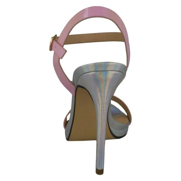Spot On Ladies Spot On High Heel Mule Sandals F10912