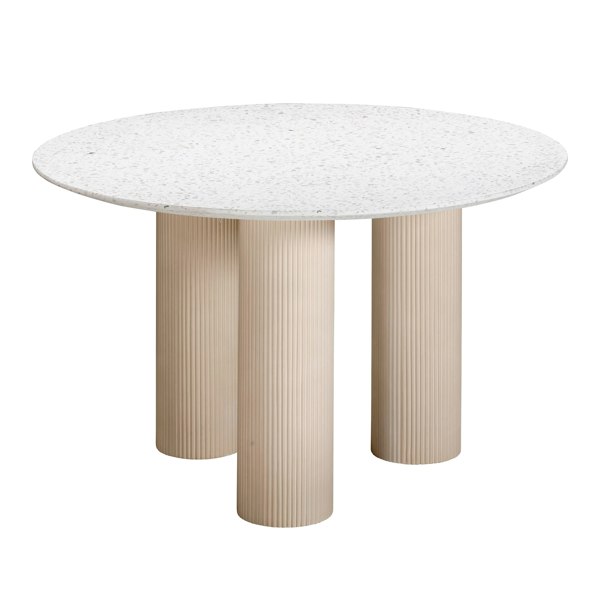 Furniture Edit Parcino Terrazzo Concrete Indoor Or Outdoor Dining Table