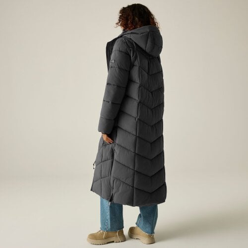 Regatta Womens/Ladies Eloria Long Length Padded Jacket - Iron