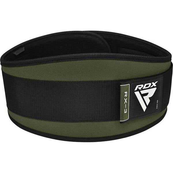 RDX Sports WEIGHT LIFTING BELT EVA CURVE RX3 ARMY GREEN