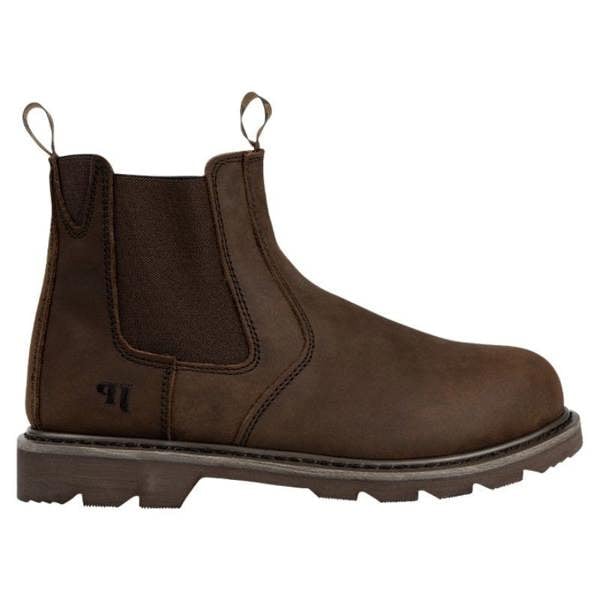 Jack Pyke Safety Dealer Boots Brown side profile
