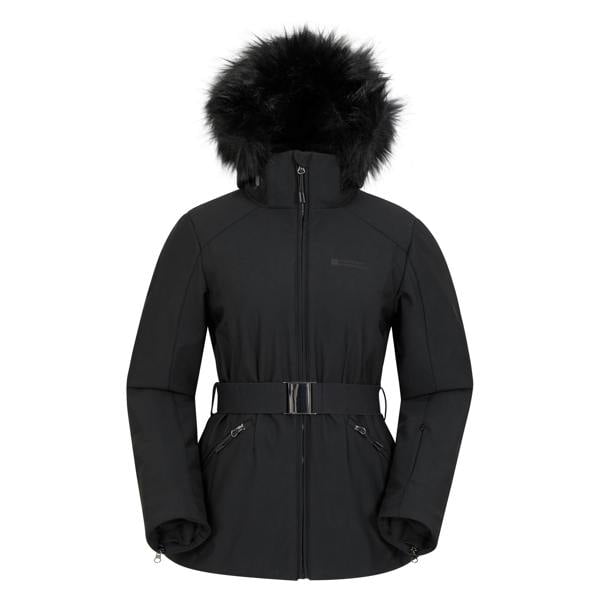 Mountain Warehouse Womens/Ladies Swiss RECCO Ski Jacket - Black - 