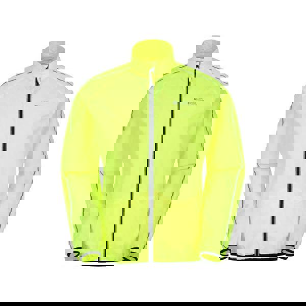 Mountain Warehouse Mens Force Reflective Water Resistant Jacket - Yellow - 