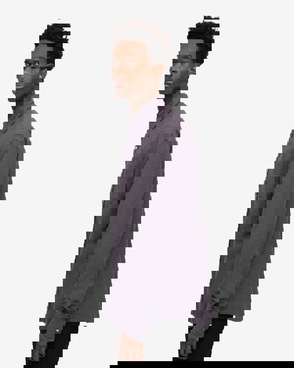 Colorful Standard Mens Organic Flannel Shirt - Lava Grey