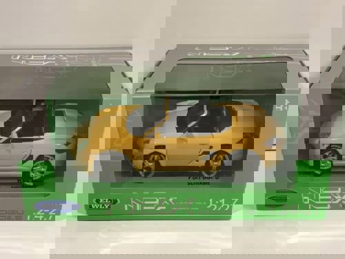porsche boxster cabrio s yellow 1:24 scale welly 22479y
