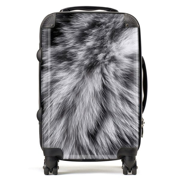 Warren Reed Silver Tabby Cat Print Suitcase