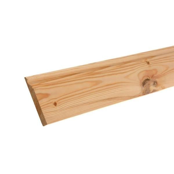 Snowdon Timber Pine Ogee Skirting Board (T) 15mm (W) 169mm (L) 2.4m - Pack of 4