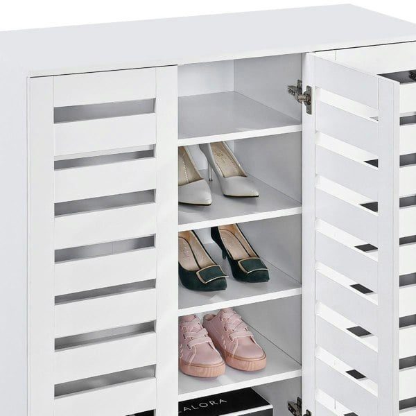 Swish Furniture Euston Modern 3 Door Shoe Storage Cabinet