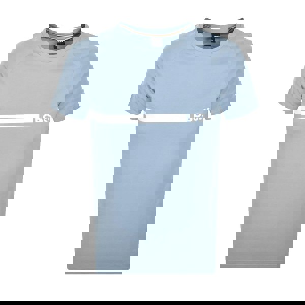 BOSS Slim Fit RN T-Shirt Open Blue