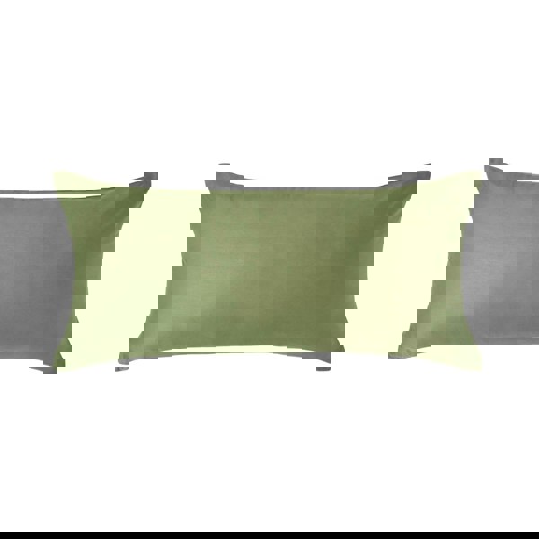 HOMESCAPES Organic 400 TC Egyptian Cotton Sateen Pillowcase, European Size