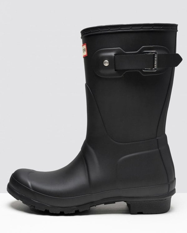 Hunter Original Short Womens Wellies - Black