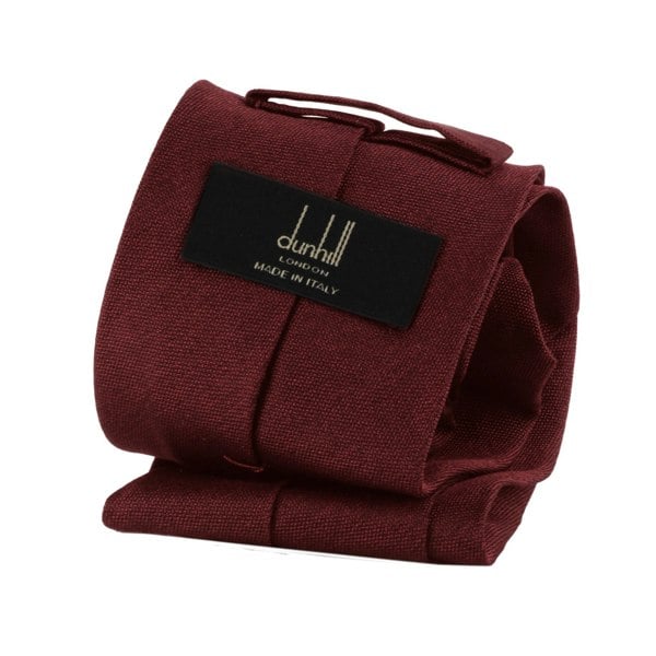 Dunhill woven textured silk tie