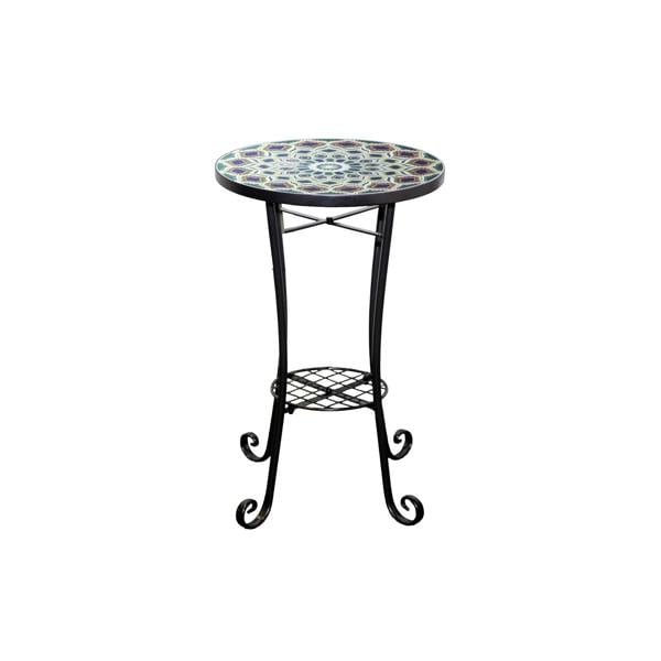 35cm Casablanca Mosaic Plant Stand/Side Table image 1