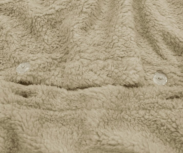 Velosso Cosy Teddy Fleece Duvet Cover Set with Warm Bedding Pillowcase, Rustic Charm for Bedroom Essentials