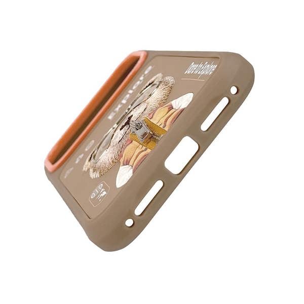 Nimmy Friends Nimmy Cool & Cute 2.0 Bear Case with MagSafe for iPhone 17 Pro Max 6.9" Brown Orange - N-KMLL-IP17-PRO-MAX-011-B