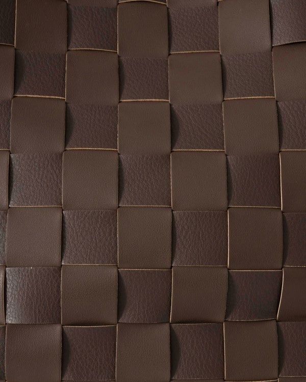 Ilse Jacobsen Chip Braided Cross-Body Shopper - Chocolate Brown 229 - CHO - Designer Womens Tote Bags