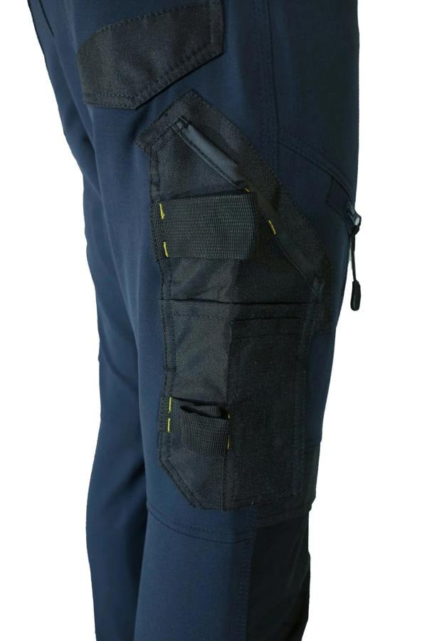 Slim Fit Stretch Work Trouser with Removable Holster Pockets - Hi-Vis Trousers