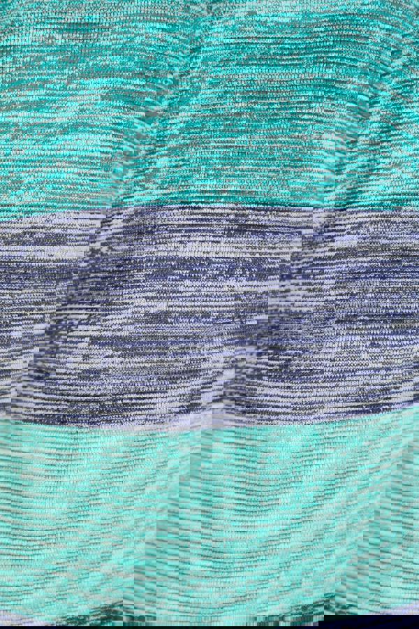 Ottoman Marl Colour Block Jumper