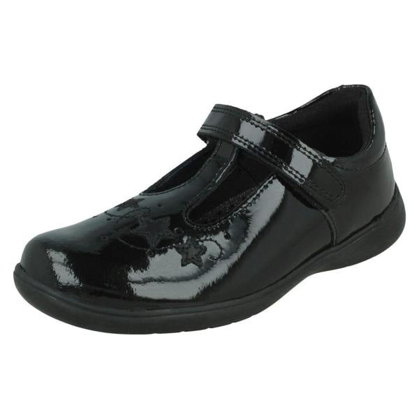 Start-rite Girls Startrite T-Bar School Shoes Star Jump