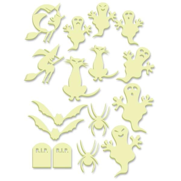 4M Glow in the Dark Halloween Decorations | Wall Stickers for Kids' Bedroom