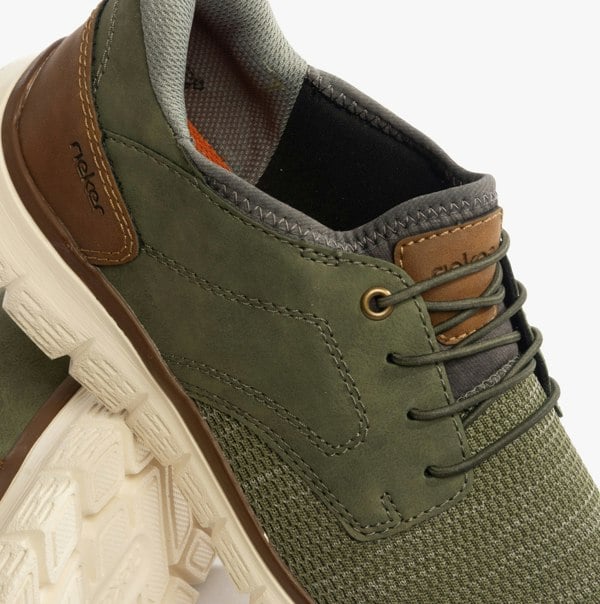 Rieker B6658-52 Mens Shoes - Green