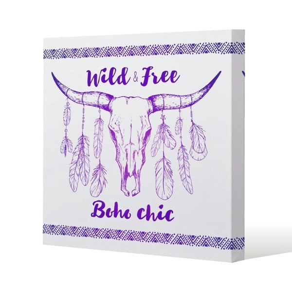 Benjamin Tate Design boho chic native american (Canvas Print)
