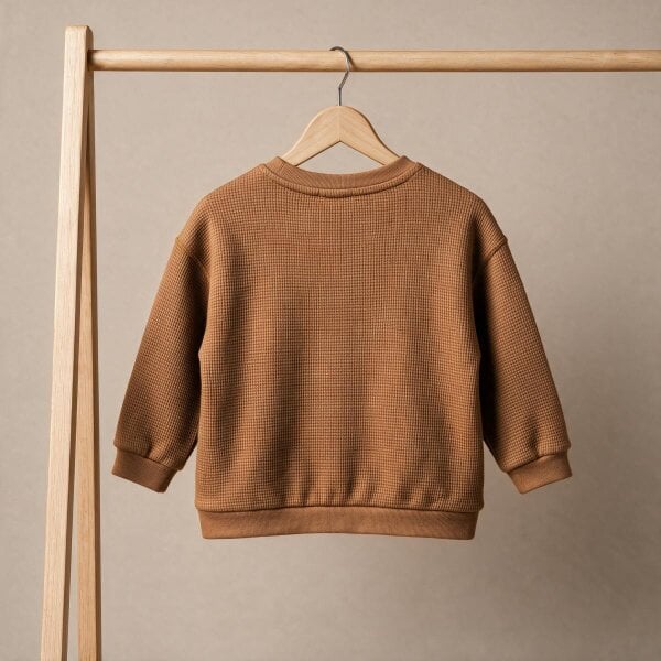 Mini Cuddles Little Fox Sweatshirt (Brown)