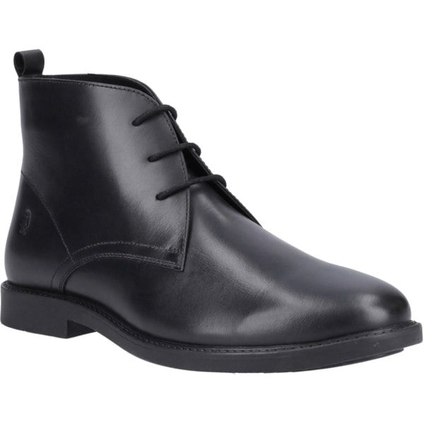 Hush Puppies Tate Senior Leather Boys's Black Boots