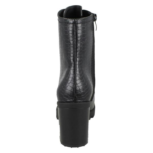 Spot On Ladies Spot On Lace Up Ankle Boot F51013