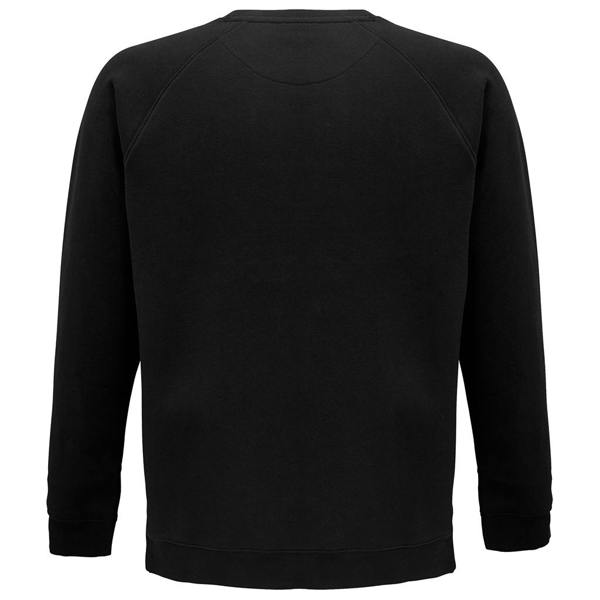 SOLS Unisex Adult Space Organic Raglan Sweatshirt - Black
