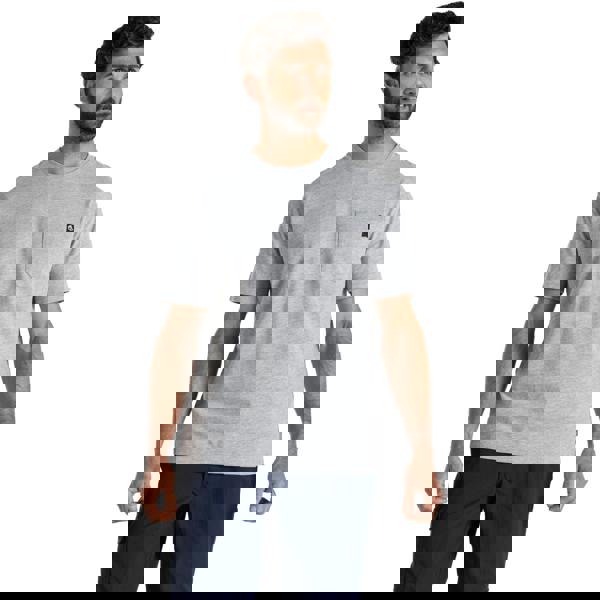 Craghoppers Mens Wakefield Workwear Pocket T-Shirt - Soft Grey Marl - 