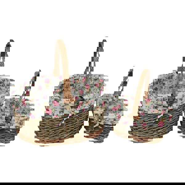 Oval Wicker Shopping Baskets