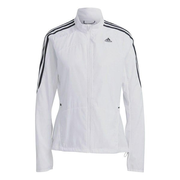 Adidas Womens Marathon 3 Stripes Jacket - White