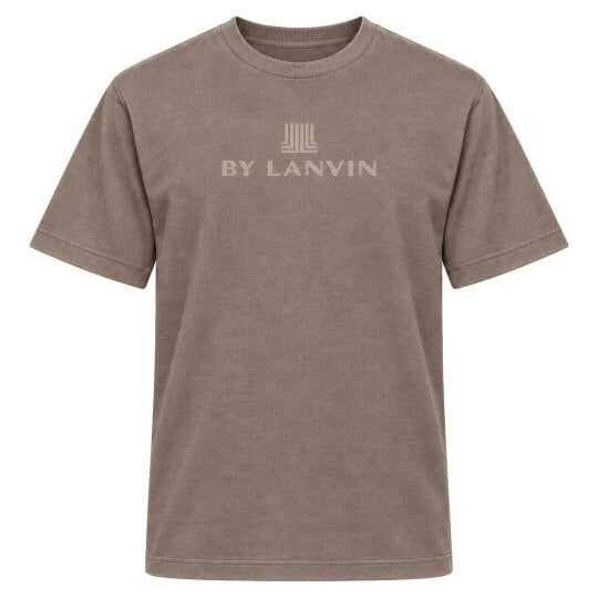 By Lanvin Central Logo Brown T-Shirt