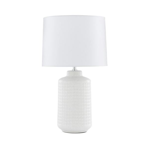 Ebbie White Ceramic Table Lamp