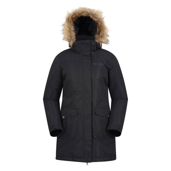 Mountain Warehouse Womens/Ladies Tarka II Long Padded Jacket - Black