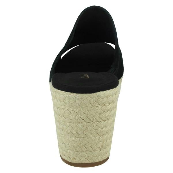 Clarks Ladies Clarks Espadrille Style Wedge Sandals Maritsa Mule